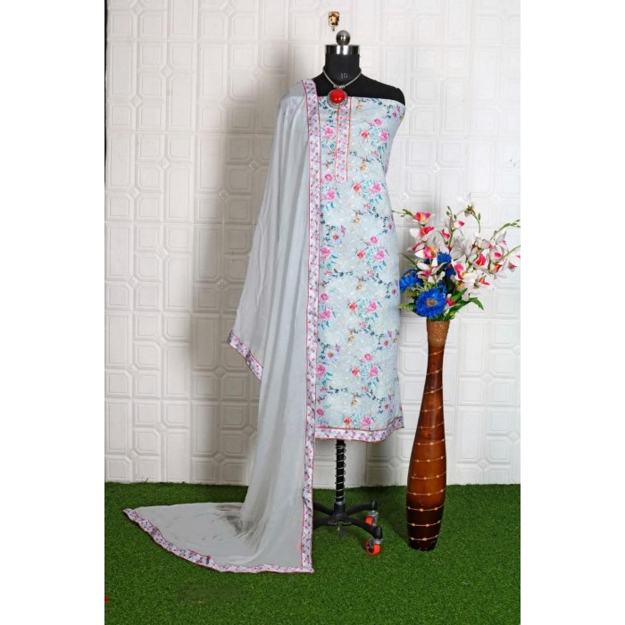 Bipson Simran 1010 Pure Cotton Digital Print Dress Materials